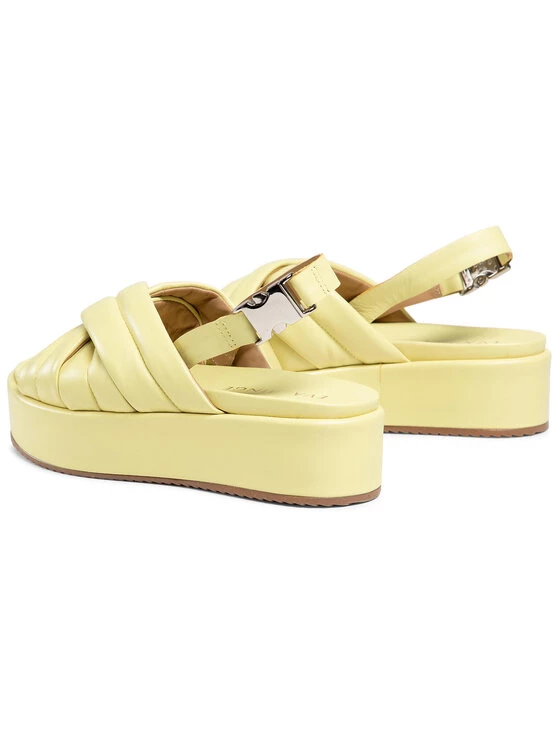 Eva Minge Γυναίκες Σανδάλια EM-44-09-001154 Κίτρινο 3 Eva Minge Γυναίκες Σανδάλια EM-44-09-001154 Κίτρινο - Image 3