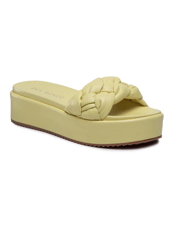 Eva Minge Γυναίκες Παντόφλες EM-44-09-001155 Κίτρινο 1 Eva Minge Γυναίκες Παντόφλες EM-44-09-001155 Κίτρινο