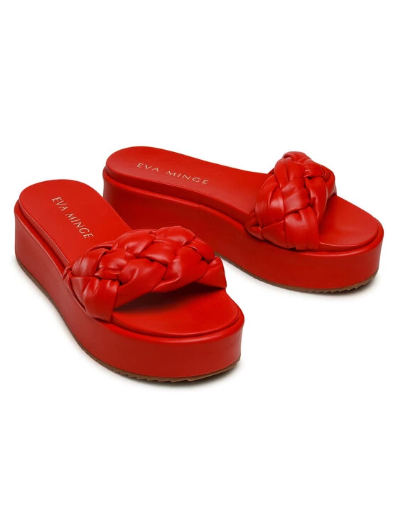 Eva Minge Γυναίκες Παντόφλες EM-44-09-001155 Κόκκινο 5 Eva Minge Γυναίκες Παντόφλες EM-44-09-001155 Κόκκινο - Image 5