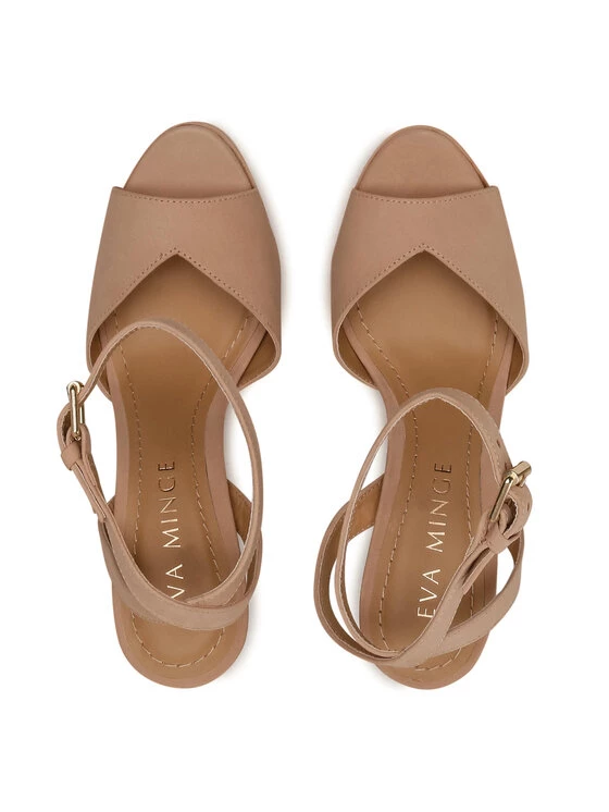 Eva Minge Γυναίκες Σανδάλια EM-44-09-001098 Μπεζ 6 Eva Minge Γυναίκες Σανδάλια EM-44-09-001098 Μπεζ - Image 6