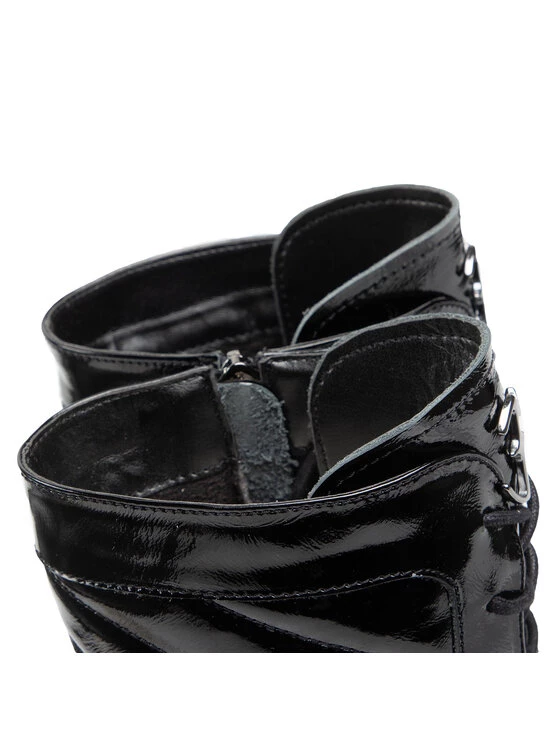 Eva Minge Γυναίκες Biker Μποτάκια Μποτάκια EM-56-10-001322 Μαύρο 6 Eva Minge Γυναίκες Biker Μποτάκια Μποτάκια EM-56-10-001322 Μαύρο - Image 6