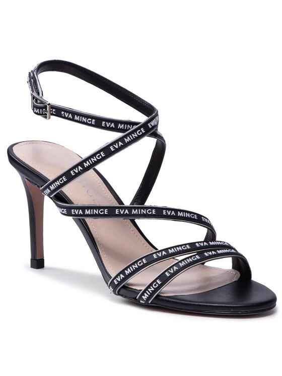 Eva Minge Γυναίκες Σανδάλια EM-40-09-001182 Μαύρο 1 Eva Minge Γυναίκες Σανδάλια EM-40-09-001182 Μαύρο