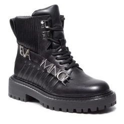 Eva Minge Γυναίκες Biker Μποτάκια Ορειβατικά παπούτσια EM-41-10-001264 Μαύρο