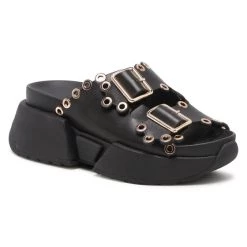 Eva Minge Γυναίκες Παντόφλες EM-41-09-001136 Μαύρο