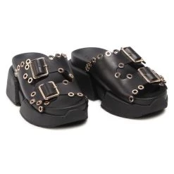 Eva Minge Γυναίκες Παντόφλες EM-41-09-001136 Μαύρο -Eva Minge Κατάστημα unnamed file 643