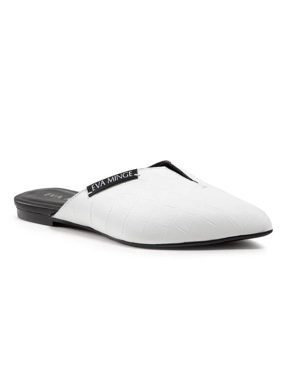 Eva Minge Γυναίκες Παντόφλες EM-41-09-001129 Λευκό 1 Eva Minge Γυναίκες Παντόφλες EM-41-09-001129 Λευκό