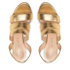 Eva Minge Γυναίκες Σανδάλια EM-21-11-001474 Χρυσό -Eva Minge Κατάστημα unnamed file 67