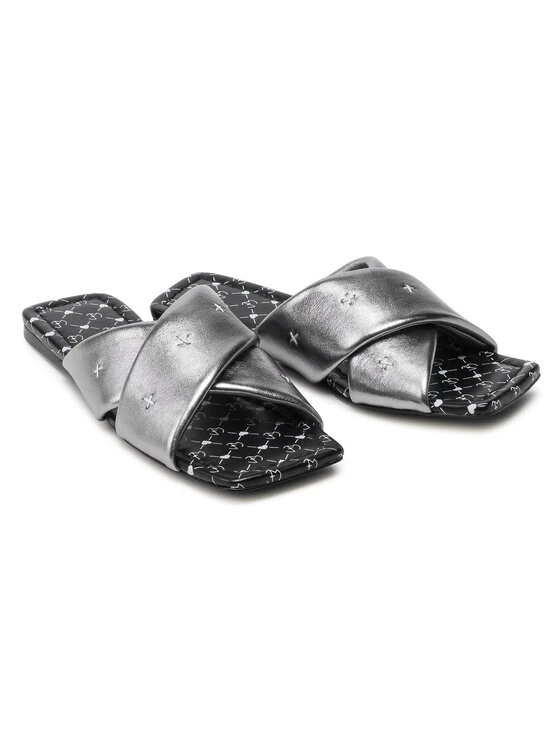 Eva Minge Γυναίκες Παντόφλες EM-41-09-001126 Ασημί 5 Eva Minge Γυναίκες Παντόφλες EM-41-09-001126 Ασημί - Image 5