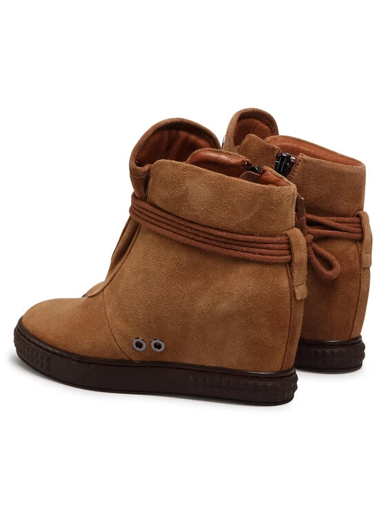 Eva Minge Γυναίκες Biker Μποτάκια Μποτάκια EM-26-09-001113 Καφέ 4 Eva Minge Γυναίκες Biker Μποτάκια Μποτάκια EM-26-09-001113 Καφέ - Image 4