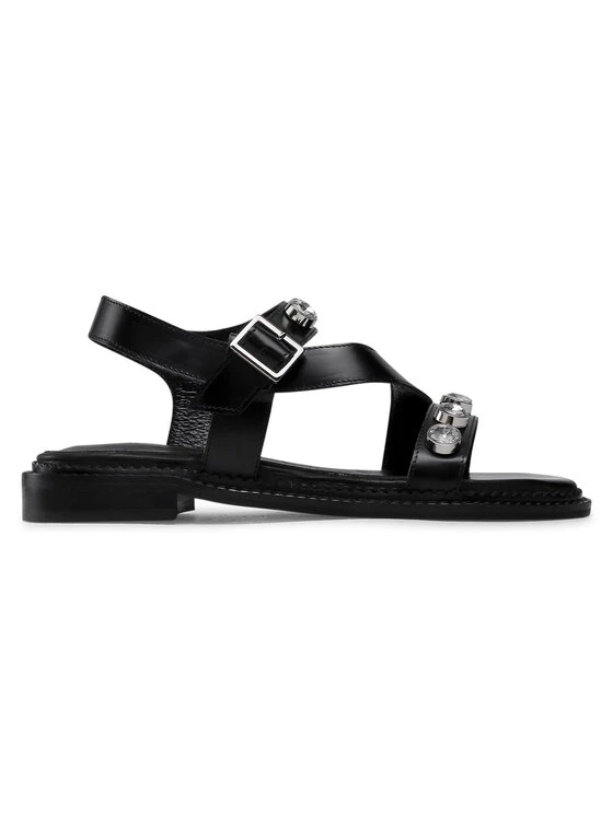 Eva Minge Γυναίκες Σανδάλια EM-21-09-001196 Μαύρο 2 Eva Minge Γυναίκες Σανδάλια EM-21-09-001196 Μαύρο - Image 2