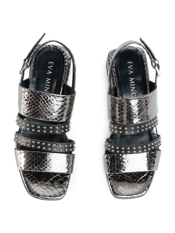 Eva Minge Γυναίκες Σανδάλια EM-49-07-000700 Ασημί 5 Eva Minge Γυναίκες Σανδάλια EM-49-07-000700 Ασημί - Image 5